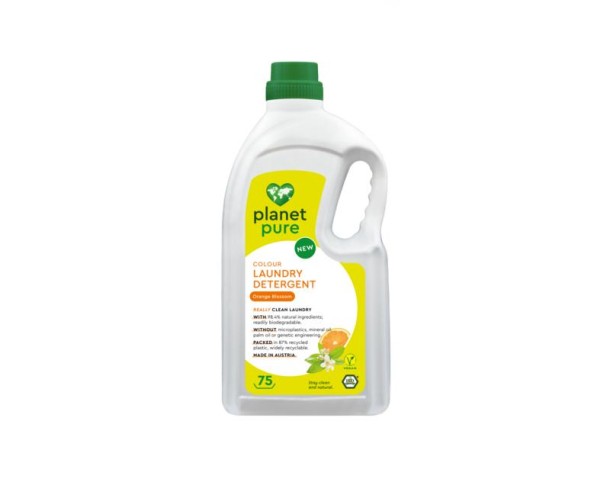 Planet Pure Wasmiddel vloeibaar gekleurde was orange (3 Liter)