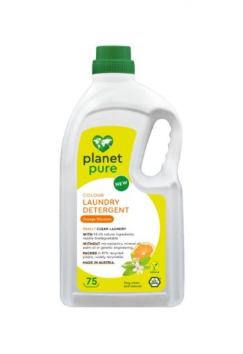 Planet Pure Wasmiddel vloeibaar gekleurde was orange (3 Liter)
