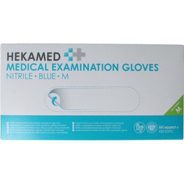 Heka Handschoenen soft nitrile M (100 Stuks)