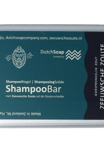 Zeeuwsche Zoute Shampoo bar in aluminium travel case (1 Stuks)