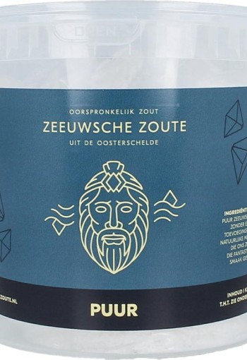 Zeeuwsche Zoute Puur zout in emmer (1 Kilogram)