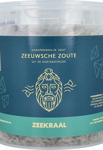 Zeeuwsche Zoute Zout met zeekraal in emmer (1 Kilogram)