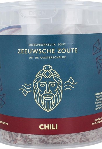 Zeeuwsche Zoute Zout met chili in emmer (1 Kilogram)