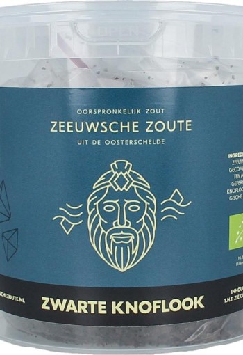Zeeuwsche Zoute Zout met zwarte knoflook bio (1 Kilogram)