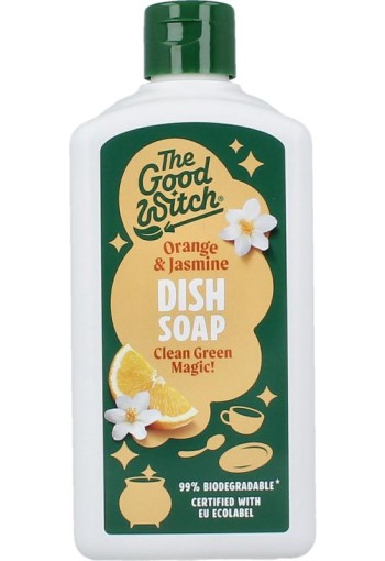 The Good Witch Afwasmiddel sinaasappel jasmijn (500 Milliliter)
