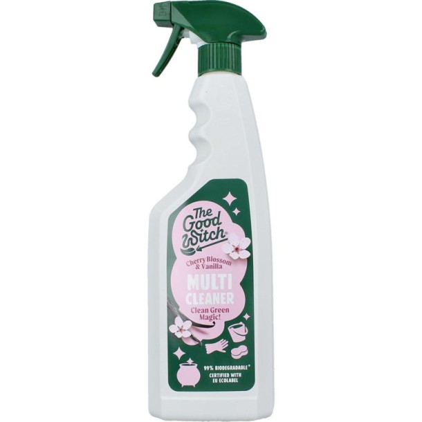 The Good Witch Allesreiniger spray kersenbloesem vanille (750 Milliliter)