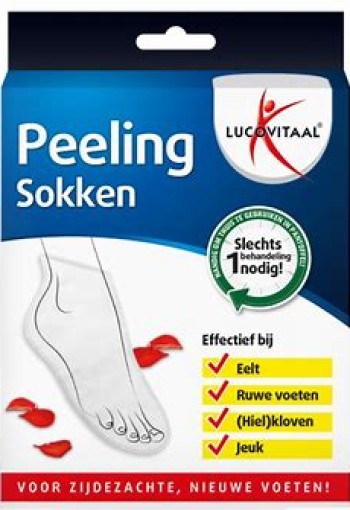 Lucovitaal Peeling sokken (1 Paar)