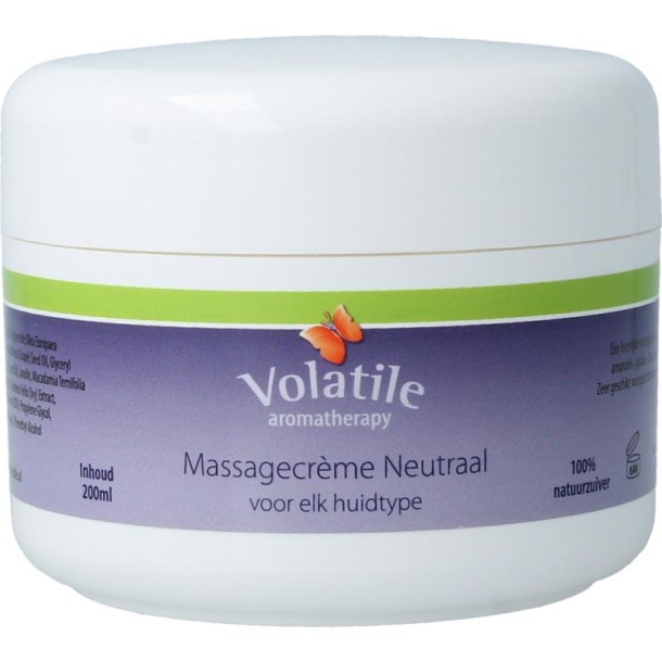 Volatile Massagecreme neutraal (200 Milliliter)