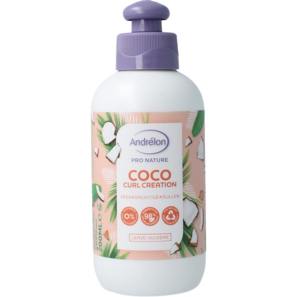 Andrelon Leave-in creme coco curl creation (200 Milliliter)