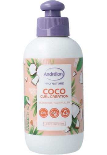 Andrelon Leave-in creme coco curl creation (200 Milliliter)