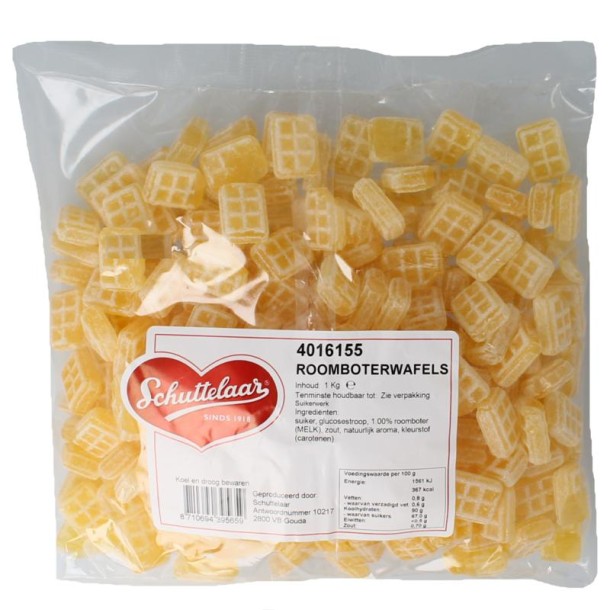 Schuttelaar Roomboterwafels (1 Kilogram)
