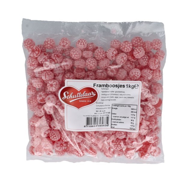 Schuttelaar Framboosjes (1 Kilogram)