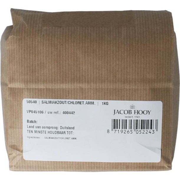 Jacob Hooy Salmiakzout / Ammonium chloride (1 Kilogram)