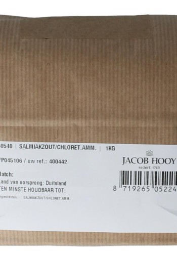 Jacob Hooy Salmiakzout / Ammonium chloride (1 Kilogram)