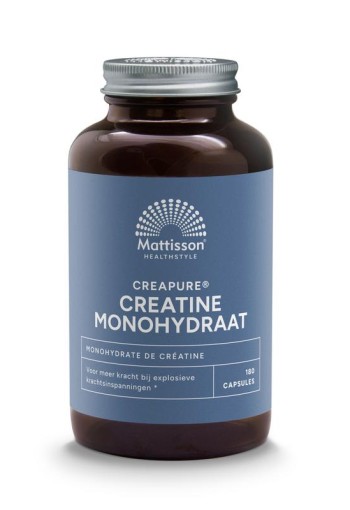 Mattisson Creatine monohydraat creapure (180 Vegetarische capsules)