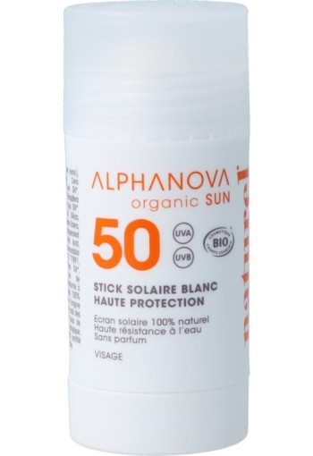Alphanova Sun Sun stick SPF50+ blanc bio (15 Milliliter)