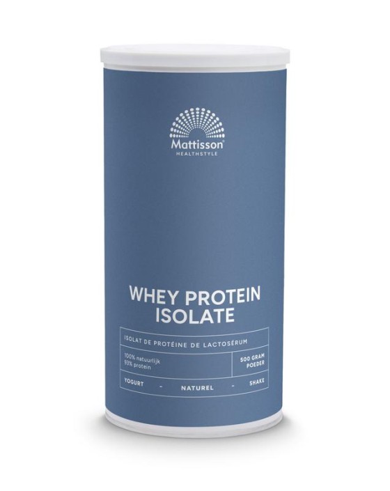 Mattisson Whey protein isolate isolaat sport (500 Gram)