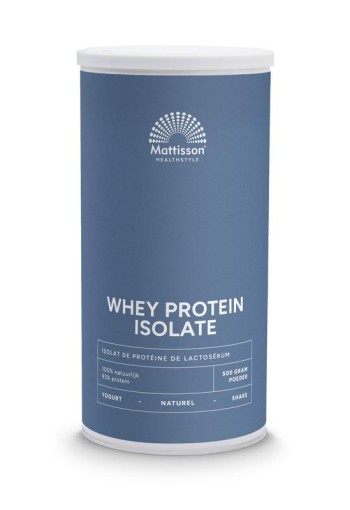 Mattisson Whey protein isolate isolaat sport (500 Gram)