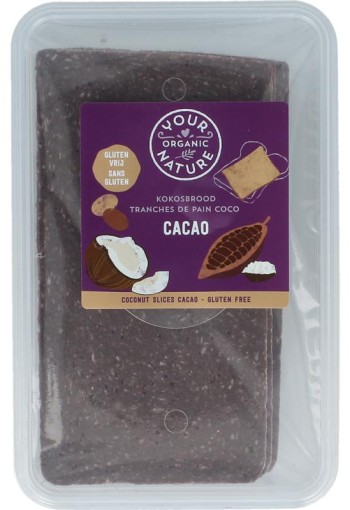 Your Organic Nat Kokosbrood cacao bio (225 Gram)