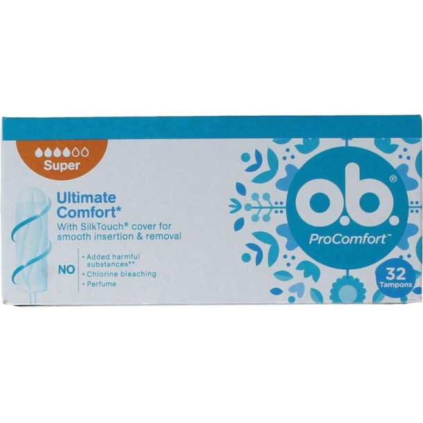 OB Tampons procomfort super (32 Stuks)