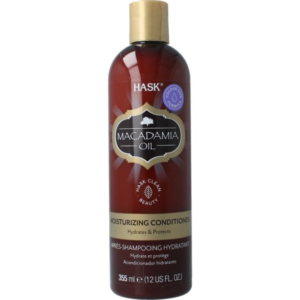 Hask Conditioner moisuturizing macadamia oil (355 Milliliter)