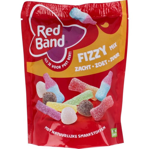 Red Band Snoepmix fizzy (215 Gram)