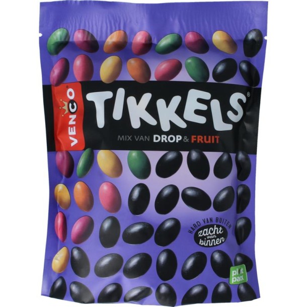 Venco Tikkels drop & fruit (245 Gram)