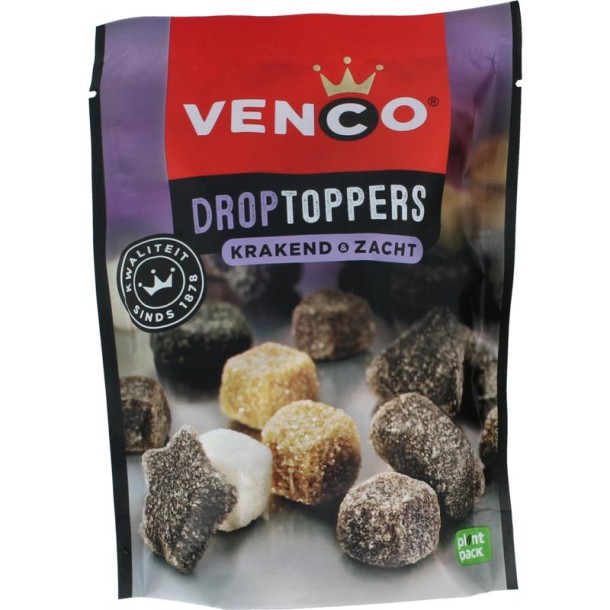 Venco Droptoppers krakend en zacht (215 Gram)