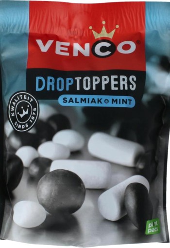 Venco Droptoppers salmiak mint (225 Gram)
