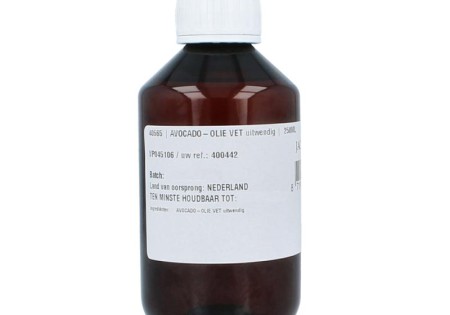 Jacob Hooy Avocado olie uitwendig (250 Milliliter)