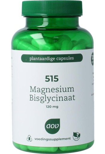 AOV 515 Magnesium bisglycinaat (120 Vegetarische capsules)