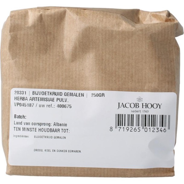 Jacob Hooy Bijvoetkruid gemalen (250 Gram)