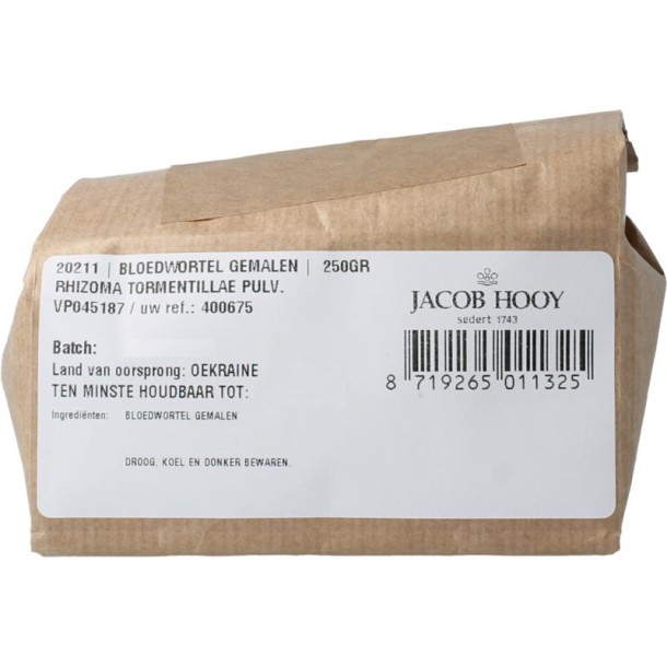 Jacob Hooy Bloedwortel gemalen (250 Gram)