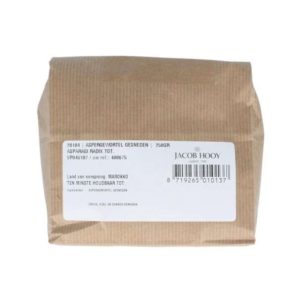 Jacob Hooy Aspergewortel gesneden (250 Gram)