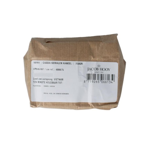 Jacob Hooy Cassia gemalen kaneel (250 Gram)