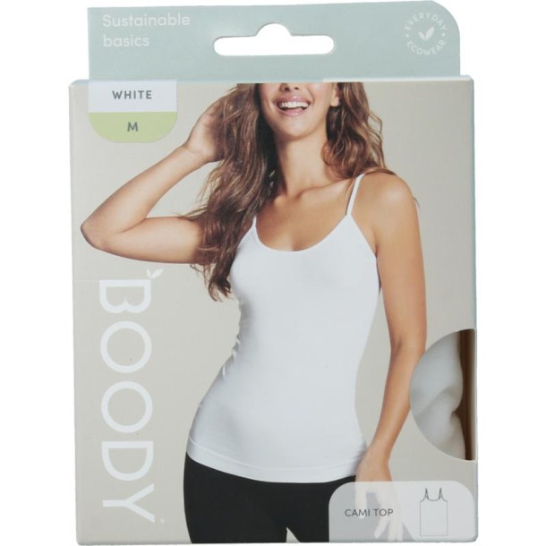 Boody Cami top wit M (1 Stuks)