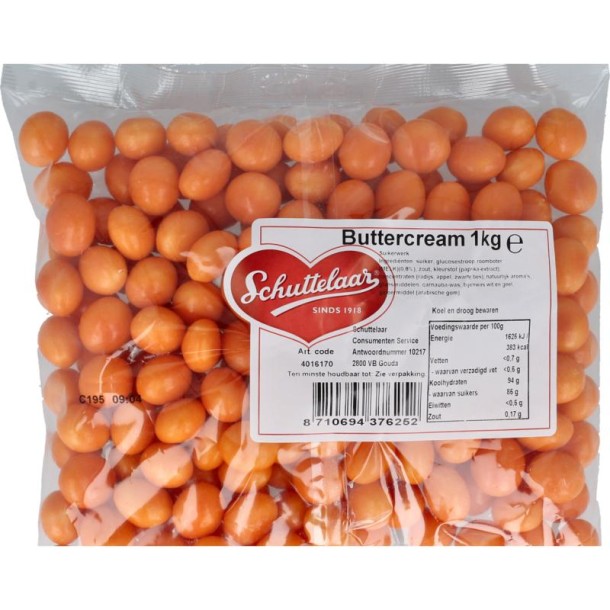 Schuttelaar Gevulde buttercream (1 Kilogram)