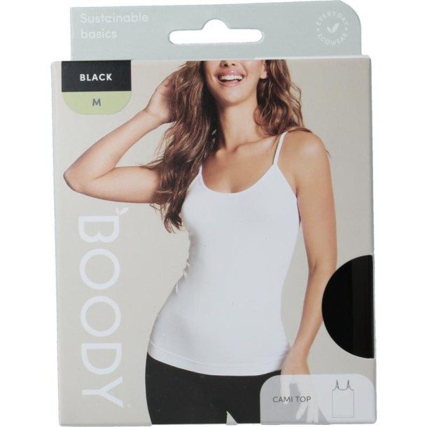 Boody Cami top zwart M (1 Stuks)