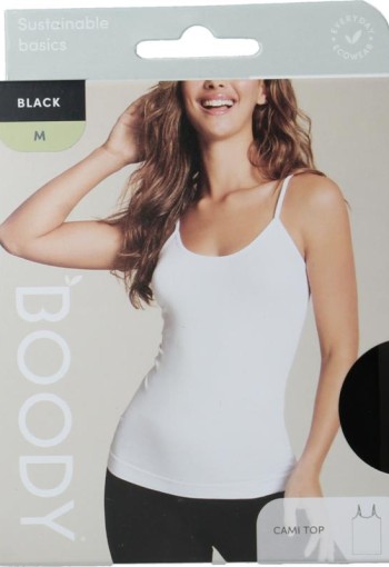 Boody Cami top zwart M (1 Stuks)