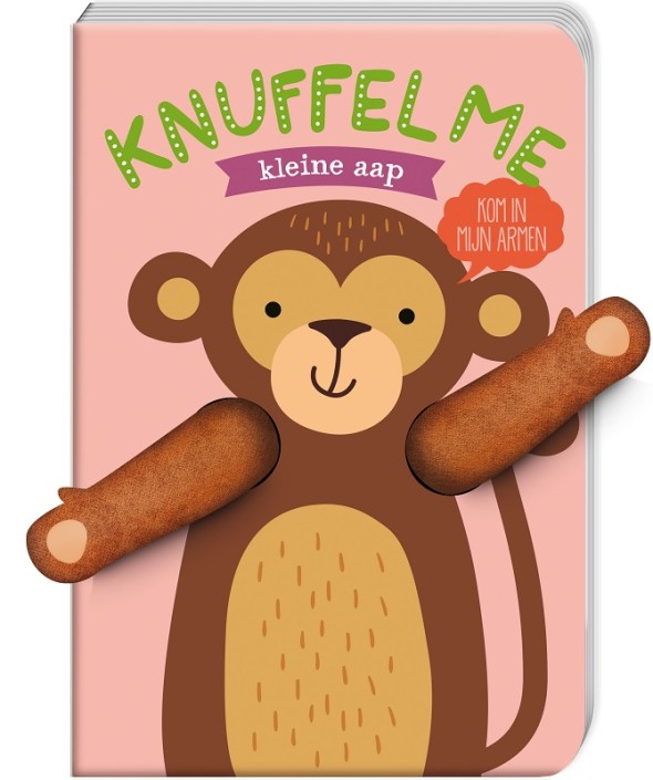 Kartonboek: Knuffel me kleine aap. 1+