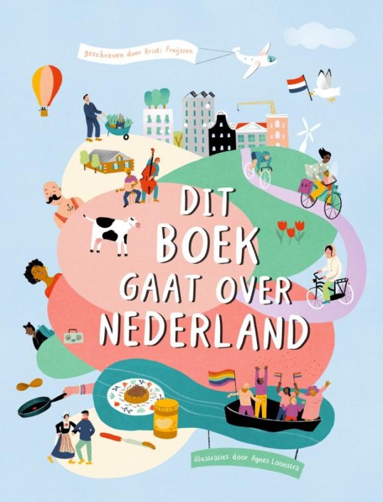 Kartonboek: Dit boek gaat over Nederland. 4+