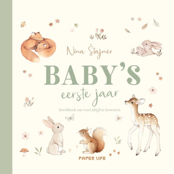 Prentenboek: Baby's eerste jaar. Invulboek.