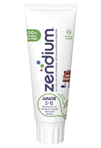 Zendium Tandpasta junior 5-12 jaar 75 Milliliter