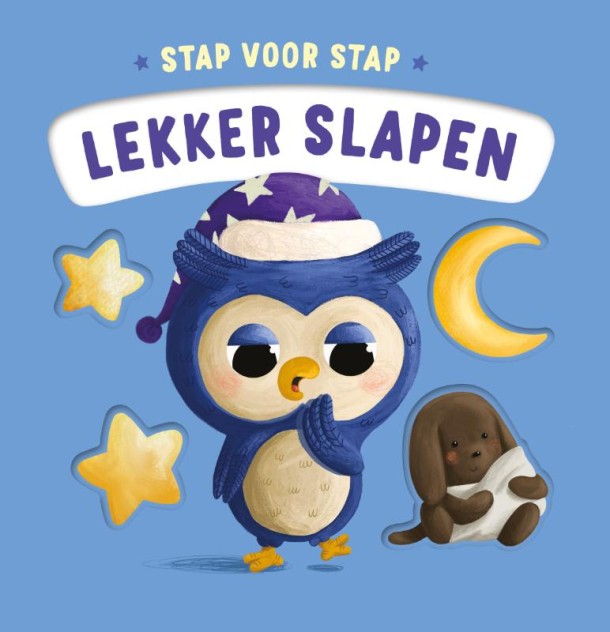 Kartonboek: Lekker slapen - stap voor stap