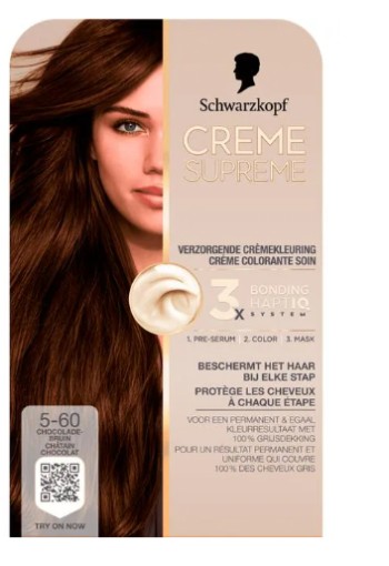 Schwarzkopf Creme Supreme Haarkleuring 5-60 Chocoladebruin