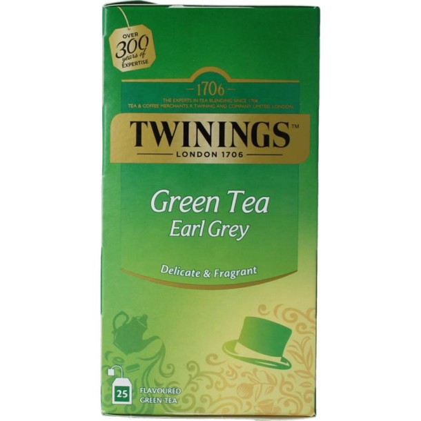 Twinings Green tea earl grey (25 Zakjes)