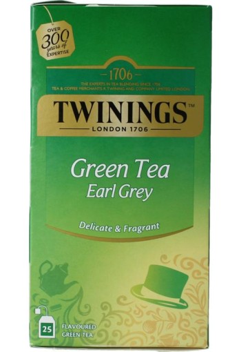Twinings Green tea earl grey (25 Zakjes)
