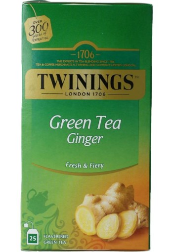 Twinings The vert gingembre (25 Zakjes)