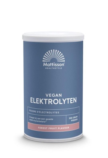 Mattisson Elektrolyten poeder forest fruit (300 Gram)