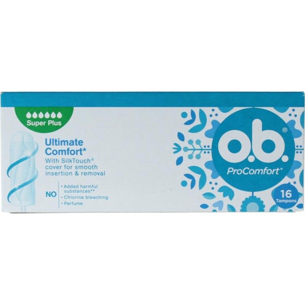OB Tampons procomfort super plus (16 Stuks)